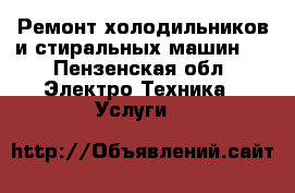 Ремонт холодильников и стиральных машин . - Пензенская обл. Электро-Техника » Услуги   